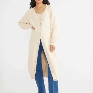 Misha & Puff extra long cardigan in alabaster